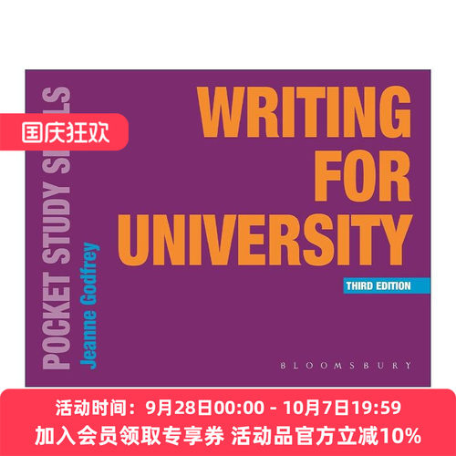 英文原版 Writing for University 大学学术写作指南 Jeanne Godfrey 英文版 进口英语原版书籍