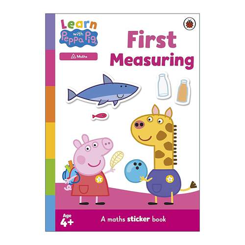 英文原版 Learn with Peppa First Measuring sticker activity book 小猪佩奇 衡量轻重大小 儿童启蒙贴纸活动书 英文版进口书籍