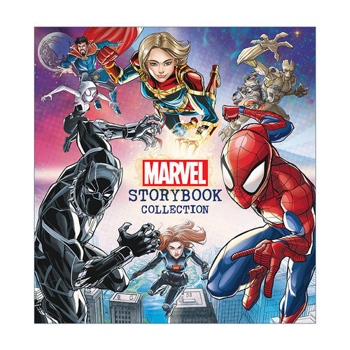 英文原版 Marvel Storybook Collection 漫威18个故事合集 精装全彩插图 英文版 进口英语原版书籍