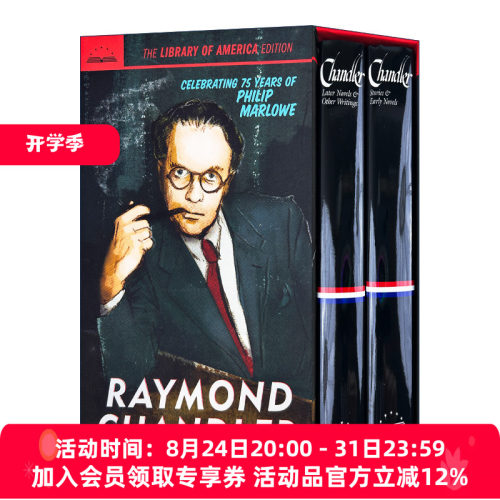 英文原版小说 Raymond Chandler 雷蒙德钱德勒 美国图书馆版 盒套装 The Library of America Edition 英文版 进口英语原版书籍