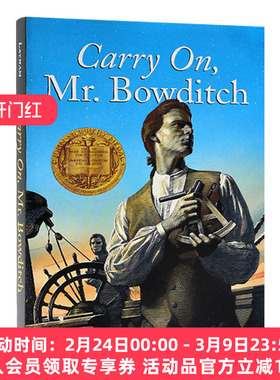 华研原版 加油鲍迪奇先生 英文原版 Carry On Mr Bowditch 纽伯瑞奖 英文版儿童文学小说 进口原版英语书籍