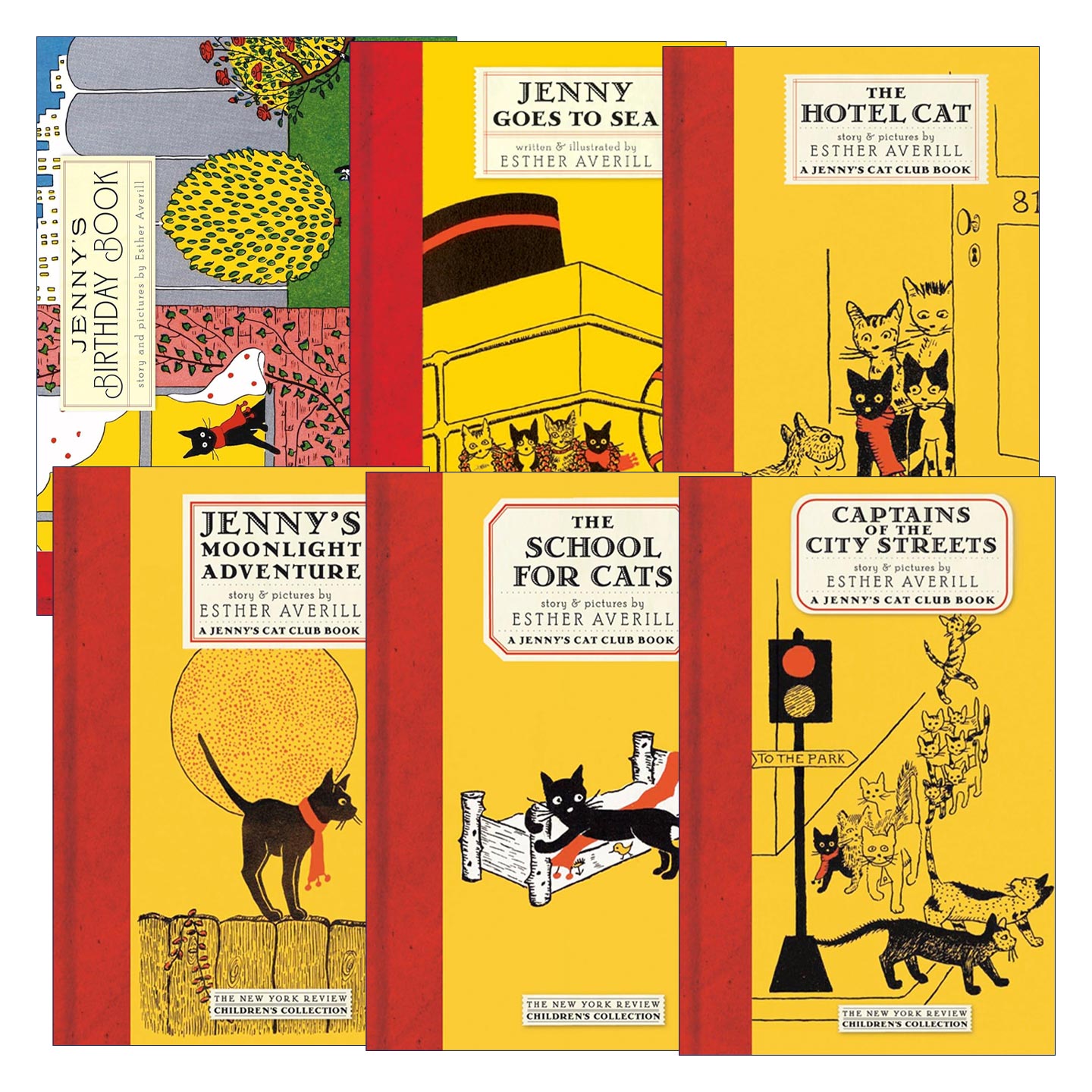 英文原版 Jenny's Cat Club系列6册 珍妮和猫咪俱乐部系列 儿童精装绘本 英文版 进口英语原版书籍