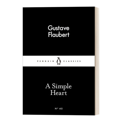 英文原版 A Simple Heart 简单的心 福楼拜 小黑书 英文版 进口英语原版书籍