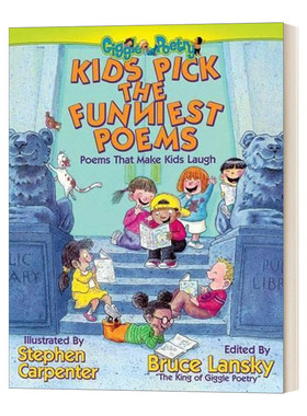 华研原版 英文原版 Kids Pick The Funniest Poems  孩子们挑选的最有趣的诗  精装 英文版 进口英语原版书籍