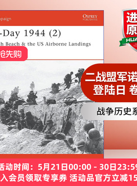 英文原版 D-Day 1944 (2) 二战盟军1944诺曼底登陆日D-Day 战争历史系列 卷二 英文版 进口英语原版书籍