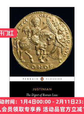 英文原版 The Digest of Roman Law 罗马法文摘 盗窃 掠夺 损害与侮辱 Justinian 企鹅经典 英文版 进口英语原版书籍