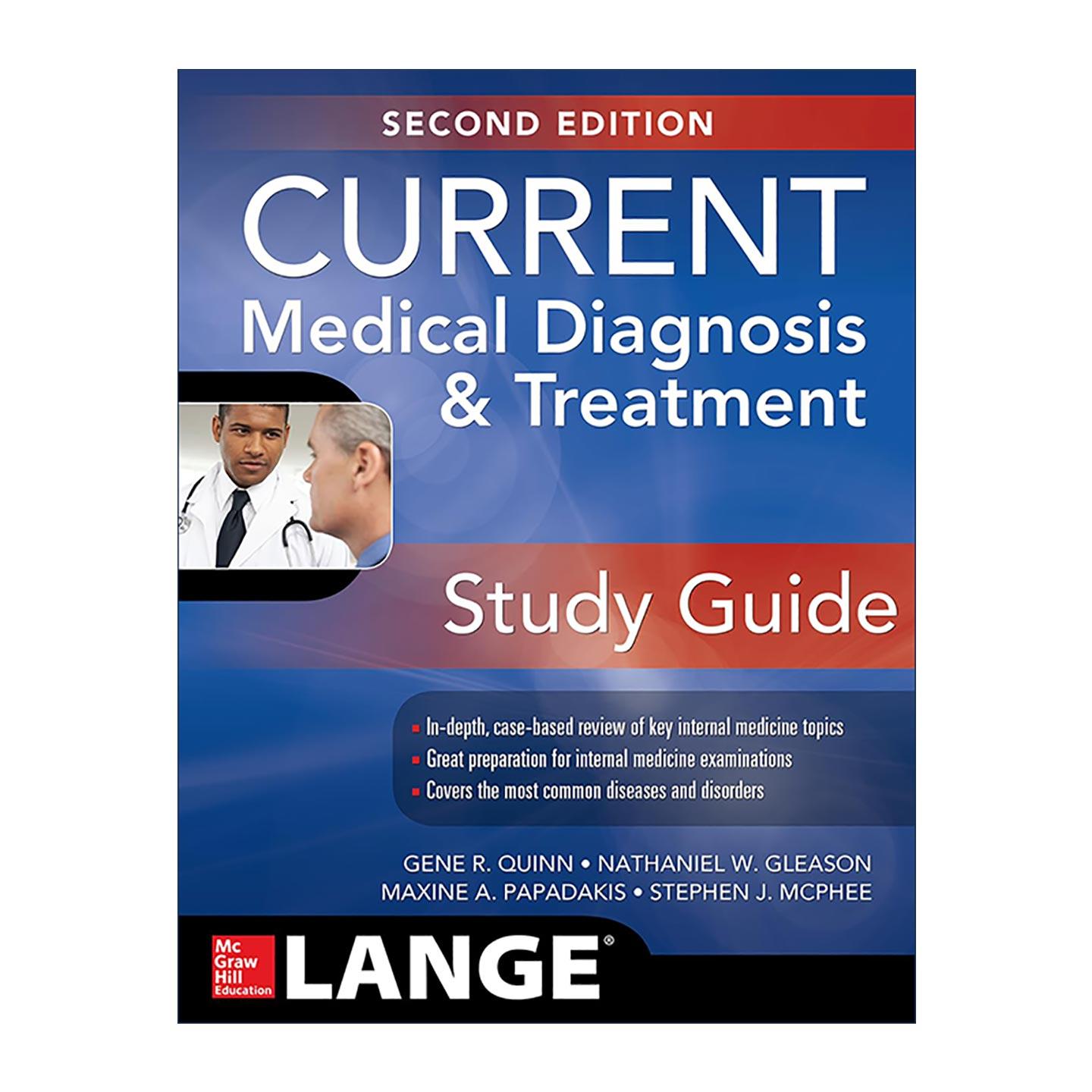 英文原版 Current Medical Diagnosis & Treatment Study Guide 现代内科学习指南 第2版 英文版 进口英语原版书籍
