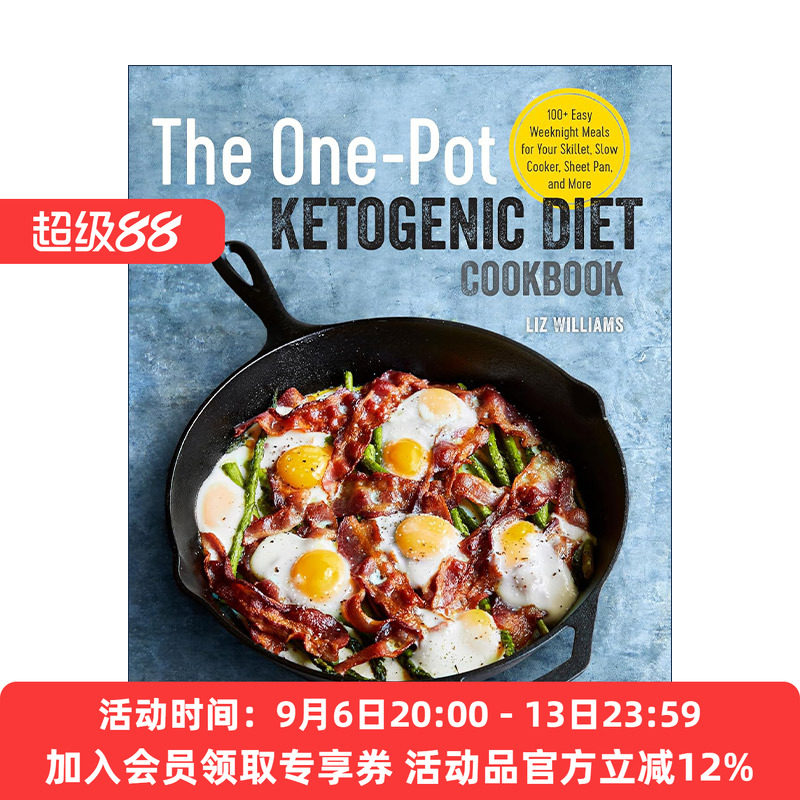 英文原版 The One Pot Ketogenic Diet Cookbook 一锅生酮饮食食谱 100+简单工作日晚餐烹饪指南 英文版 进口英语原版书籍