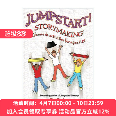 英文原版 Jumpstart! Storymaking 提升写故事 7-12岁儿童游戏与活动 英文版 进口英语原版书籍