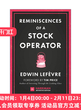 传奇的股票市场投机者杰西利弗莫尔的生活  英文原版 Reminiscences of a Stock Operator 精装 进口英语书籍