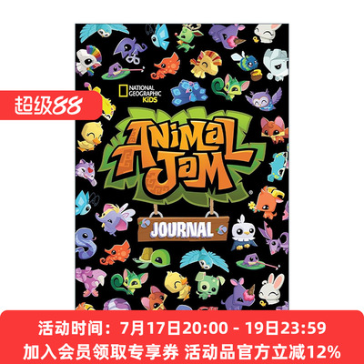 英文原版 Animal Jam Journal 动物果酱日记本 儿童写作游戏活动书 精装 美国国家地理 英文版 进口英语原版书籍