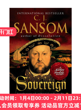 都铎疑云 英文原版小说 Sovereign Matthew Shardlake Mysteries 03 卷三 一国之君 C. J. Sansom 英文版 进口英语原版书籍