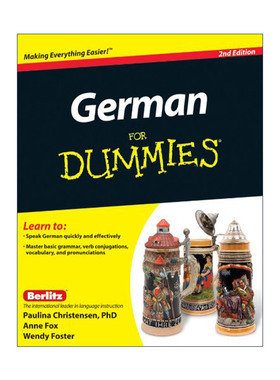 原版 German for Dummies 德语入门 含光盘 第2版 进口原版书籍