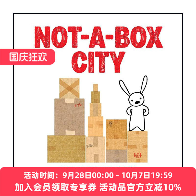 英文原版 Not a Box City 这不是个箱子续集 精装图画书 Antoinette Portis 英文版 进口英语原版书籍