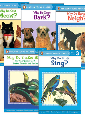 英文原版 Penguin Young Readers, Level 3 Why do系列5册 企鹅青少分级阅读3级 科普百科 英文版 进口英语原版书籍