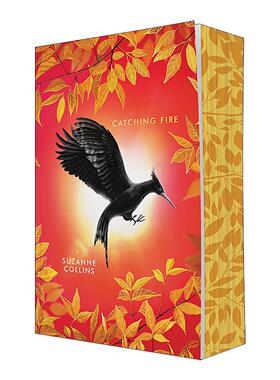 英文原版 Catching Fire 饥饿游戏2 星火燎原 刷边豪华版 英文版 进口英语原版书籍