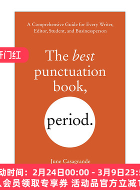 英文原版 The Best Punctuation Book Period 标点符号全面指南 句号 语言学 编辑 June Casagrande 英文版 进口英语原版书籍