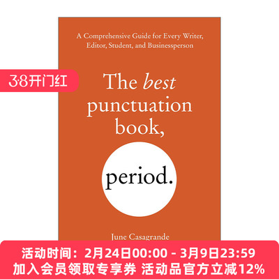 英文原版 The Best Punctuation Book Period 标点符号全面指南 句号 语言学 编辑 June Casagrande 英文版 进口英语原版书籍
