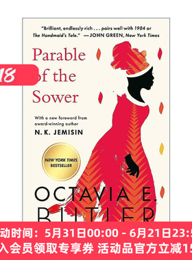 英文原版 Parable of the Sower 地球之种1 播种者寓言 奥克塔维·娅巴特勒 英文版 进口英语原版书籍
