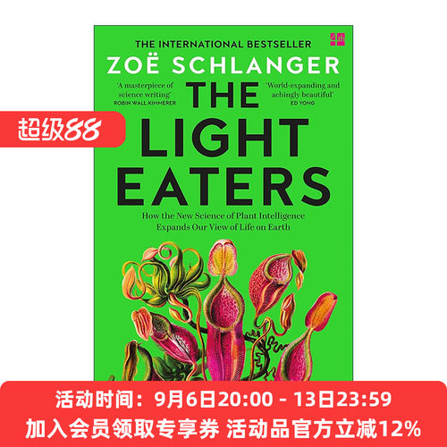 英文原版 The Light Eaters 食光者 关于植物智能的新科学 Zoe Schlanger 英文版 进口英语原版书籍