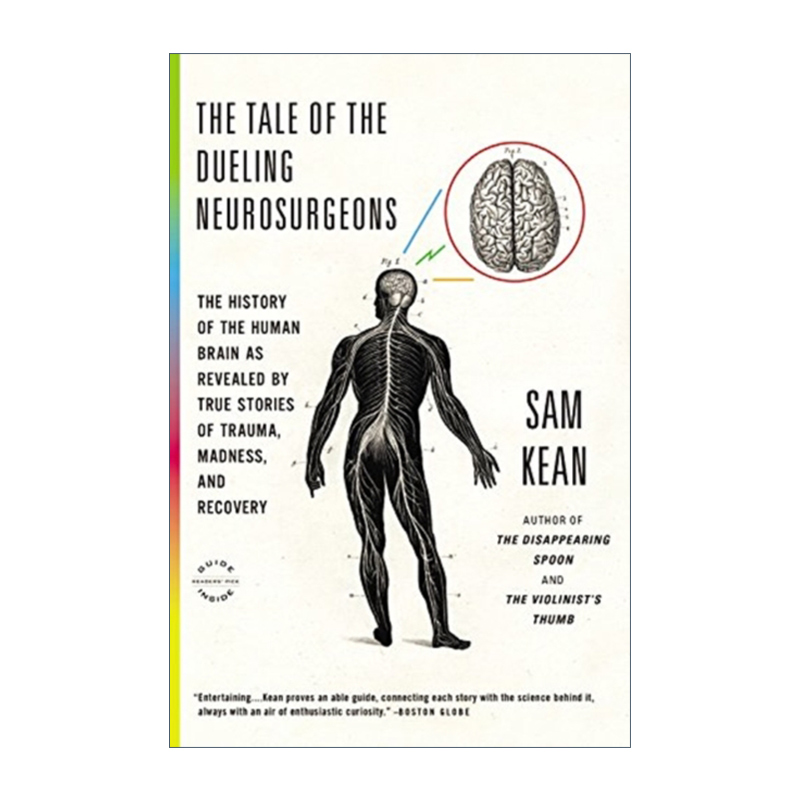英文原版 The Tale of the Dueling Neurosurgeons 外科医生与疯狂大脑决斗的传奇 神经学奇案500年 英文版 进口英语原版书籍