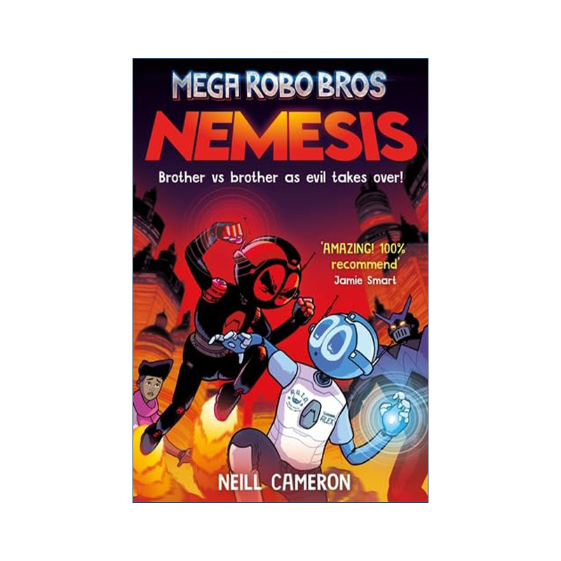 英文原版 Mega Robo Bros Nemesis 超级机器兄弟 报应 Neill Cameron少儿漫画 英文版 进口英语原版书籍