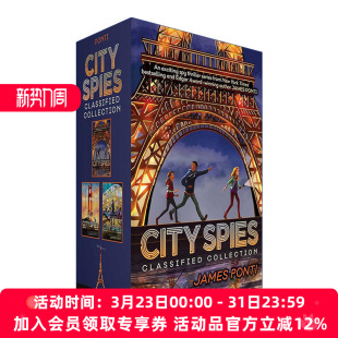 城市间谍1 City Boxed 英文原版 3册盒装 进口英语原版 Classified 英文版 Spies 书籍 Collection 青少年冒险故事 Set