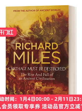英文原版 Carthage Must Be Destroyed 迦太基必须毁灭 古文明的兴衰 英文版 进口英语原版书籍