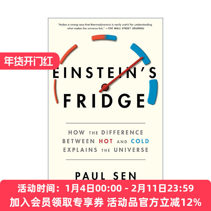 爱因斯坦的冰箱  英文原版 Einstein's Fridge 冷热差异如何解释宇宙 英文版 进口英语原版书籍