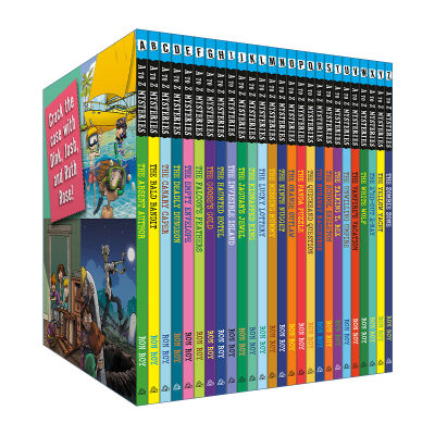 英文原版 A to Z Mysteries Boxed Set A to Z神秘案件系列26册盒装套装 新版 英文版 进口英语原版书籍