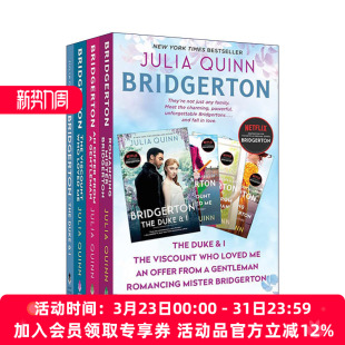 英文版 书籍 Set 柏捷顿家族 Boxed 布里奇顿 进口英语原版 英文原版 盒装 Bridgerton