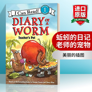 英文原版 蚯蚓的日记 老师的宠物 Diary of a Worm Teacher's Pet I Can Read系列 英文版 进口英语原版书籍