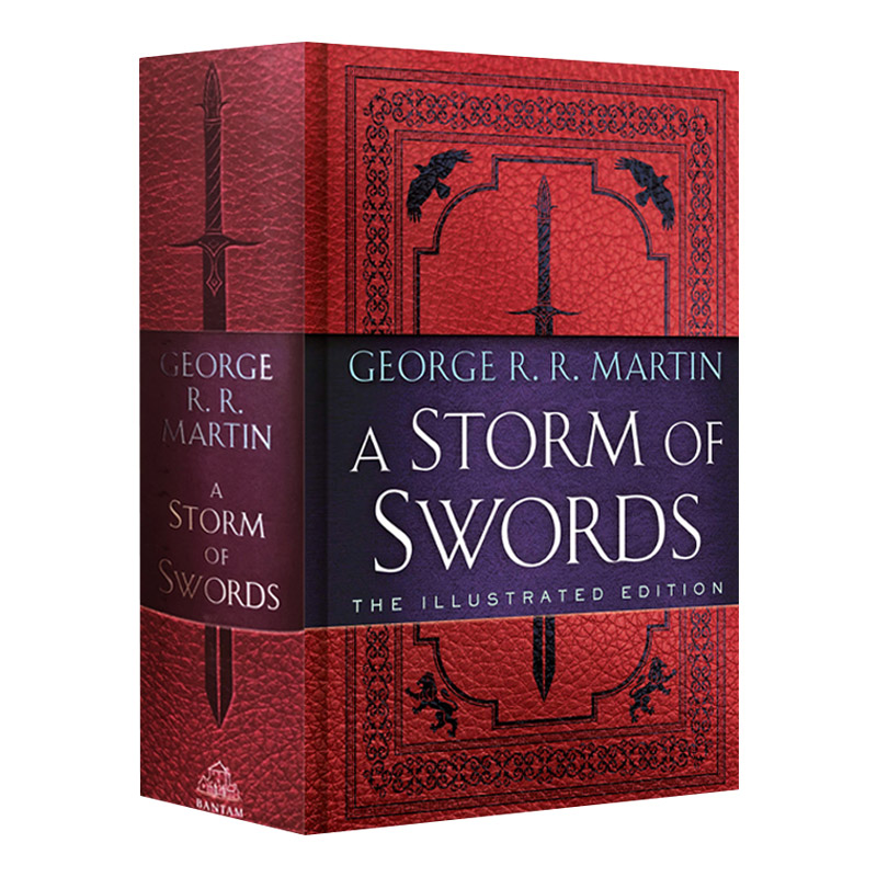 英文原版小说 Storm Of Swords  A Illustr 冰雨的风暴 冰与火之歌系列 英文版