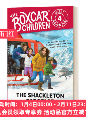 英文原版 The Boxcar Children Great Adventure 4 棚车少年伟大冒险系列4 沙克尔顿破坏 英文版 进口英语原版书籍