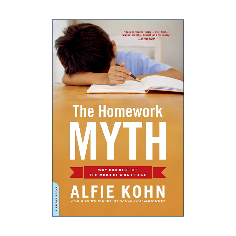 英文原版 The Homework Myth 家庭作业的迷思 教育专家Alfie Kohn 英文版 进口英语原版书籍