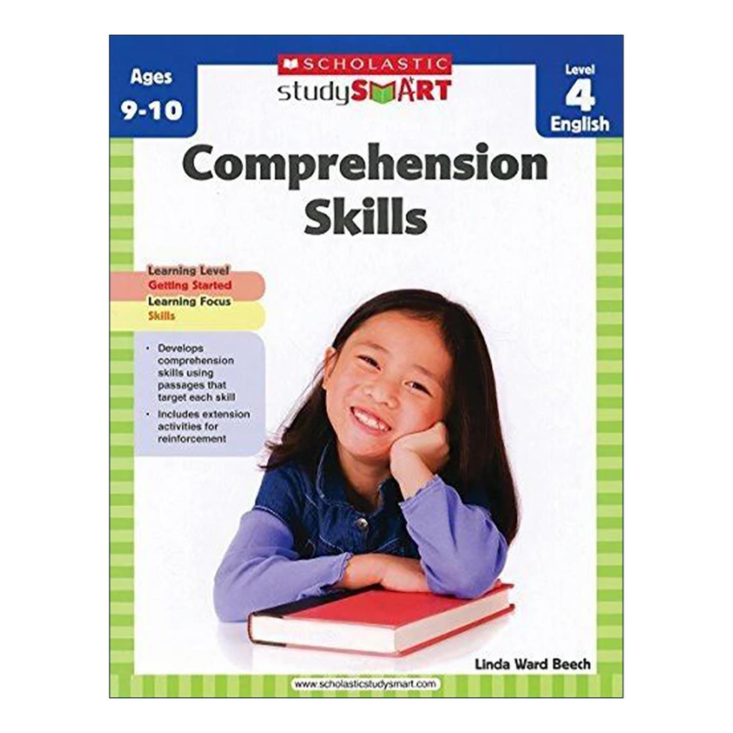 英文原版 Study Smart Comprehension Skills Level 4 学乐聪明学习 理解技能4 英文版 进口英语原版书籍