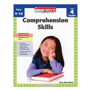 英文版 书籍 Comprehension 学乐聪明学习 Level Smart Skills 进口英语原版 英文原版 理解技能4 Study