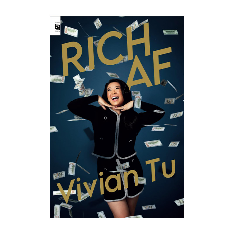 英文原版 Rich AF Exp 非凡致富 赢钱的心态将改变你的生活 理财投资指南 Vivian Tu 英文版 进口英语原版书籍
