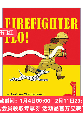 英文原版 Firefighter Flo Big Jobs Bold Women 消防员弗洛 伟大工作 大胆女性系列 儿童精装职业科普绘本 英文版 进口书籍