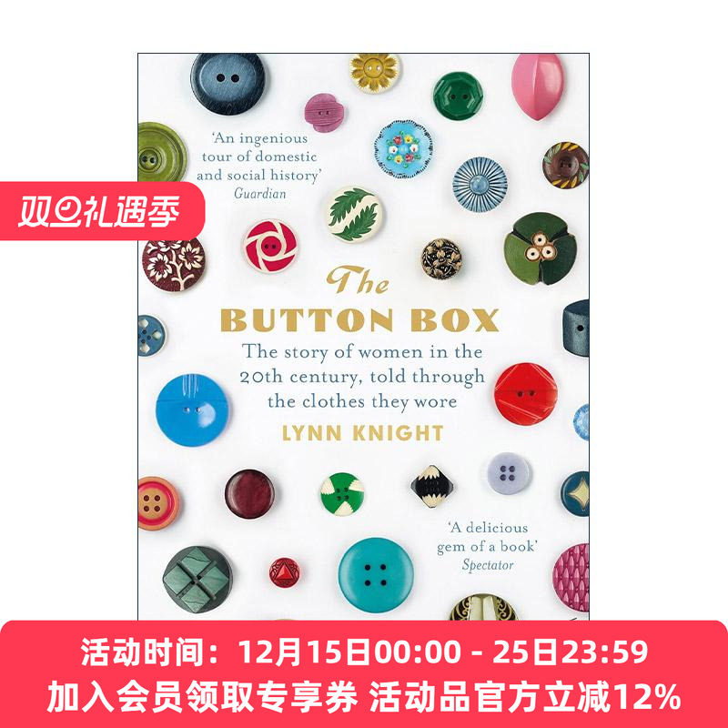 英文原版 The Button Box 纽扣之盒 20世纪女性穿衣史 Lynn Knight 英文版 进口英语原版书籍
