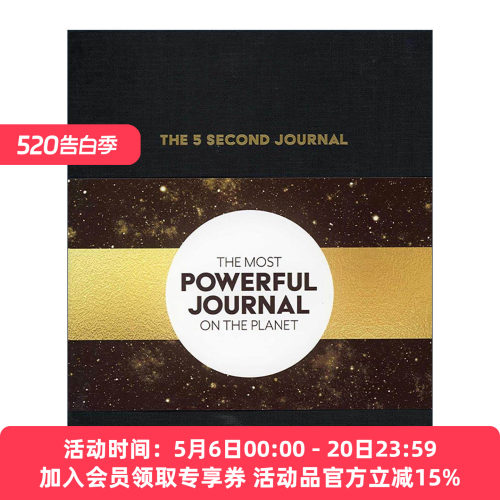 英文原版 The 5 Second Journal 五秒法则 行动笔记的力量 精装 英文版 进口英语原版书籍