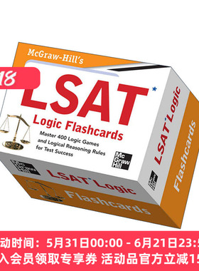 英文原版 McGraw-Hill's LSAT Logic Flashcards 美国法学院入学考试 闪卡 英文版 进口英语原版书籍
