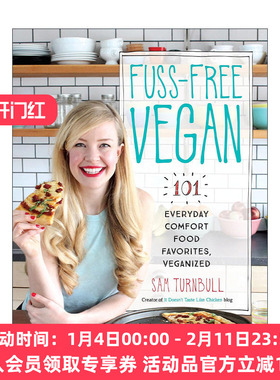 英文原版 Fuss-Free Vegan 无烦恼的素食主义者 日常舒适美食食谱 Sam Turnbull 英文版 进口英语原版书籍