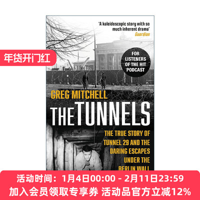 英文原版 The Tunnels 隧道 格雷·米切尔 柏林墙题材小说 英文版 进口英语原版书籍