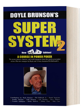 英文原版 Doyle Brunson's Super System 2 超级系统  德州扑克入门2 英文版 进口英语原版书籍