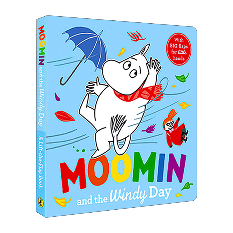 姆明与大风天 英文原版 Moomin and the Windy Day 纸板书 英文版 进口英语原版书籍