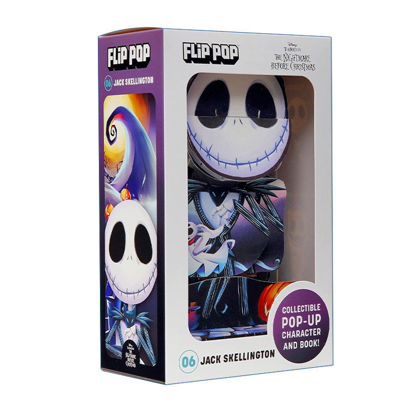 圣诞夜惊魂人物立体书 英文原版 Tim Burton's The Nightmare Before Christmas Flip Pop 骷髅杰克 英文版 进口英语原版书籍