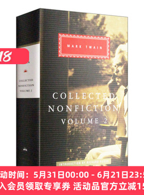 华研原版 英文原版 Collected Nonfiction Vol.2 马克·吐温非小说类文集 卷二 Everyman精装版 英文版 进口英语原版书籍