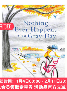 英文原版 Nothing Ever Happens on a Gray Day 灰色的日子里什么都不会发生 诗歌漫画 精装 英文版 进口英语原版书籍