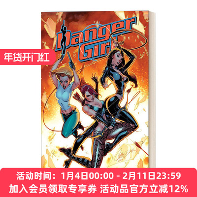 危险女孩 英文原版 Danger Girl Revolver 左轮手枪 IDW漫画 Andy Hartnell 英文版 进口英语原版书籍